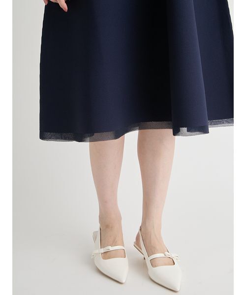 CELFORD（セルフォード）の「【洗える】ベルスリーブホールガーメントワンピース（ワンピース・レディース・その他/イエロー/ネイビー・36/38）」の18枚目の写真