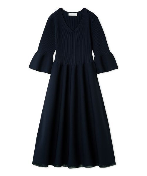 CELFORD（セルフォード）の「【洗える】ベルスリーブホールガーメントワンピース（ワンピース・レディース・その他/イエロー/ネイビー・36/38）」の21枚目の写真