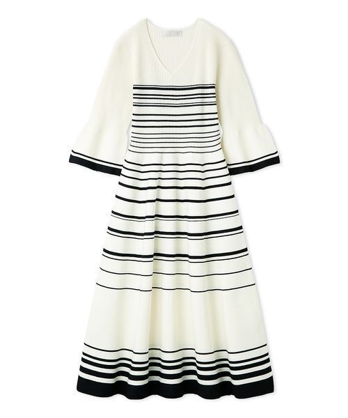 CELFORD（セルフォード）の「【洗える】ベルスリーブホールガーメントワンピース（ワンピース・レディース・その他/イエロー/ネイビー・36/38）」の22枚目の写真