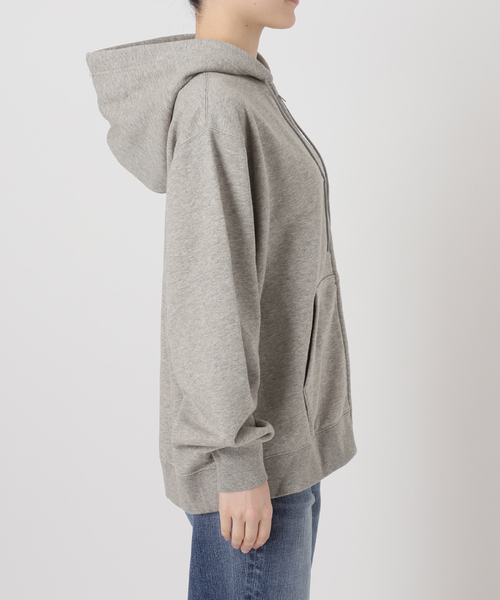 Spick & Span（スピックアンドスパン）の「La Hutte / ラ ユット 別注ジップフーディ*（パーカー・レディース・グレー/アイボリー/レッド・FREE）」の11枚目の写真