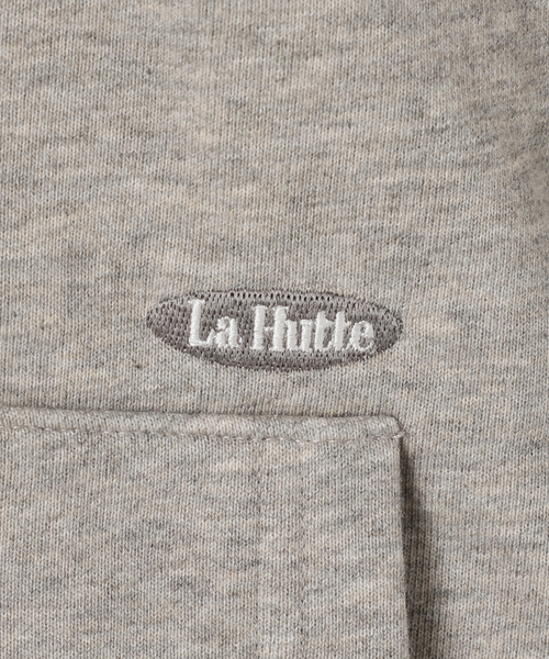 Spick & Span（スピックアンドスパン）の「La Hutte / ラ ユット 別注ジップフーディ*（パーカー・レディース・グレー/アイボリー/レッド・FREE）」の15枚目の写真