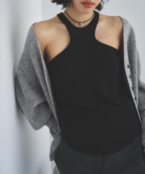 CODE A(コードエー)の「【Re】design cut tank(タンクトップ・レディース・ホワイト/ブラック・00)」の10枚目の写真