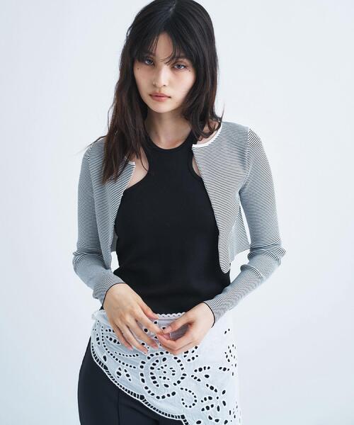 CODE A（コードエー）の「【Re】design cut tank（タンクトップ・レディース・ホワイト/ブラック・00）」の11枚目の写真