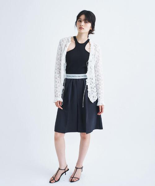 CODE A（コードエー）の「【Re】design cut tank（タンクトップ・レディース・ホワイト/ブラック・00）」の14枚目の写真
