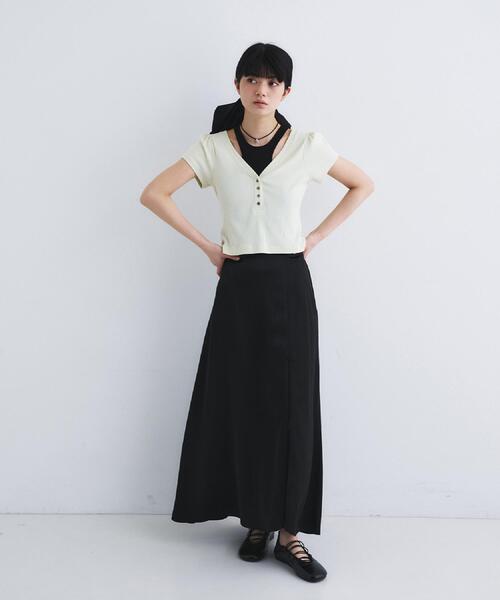 CODE A（コードエー）の「【Re】design cut tank（タンクトップ・レディース・ホワイト/ブラック・00）」の7枚目の写真