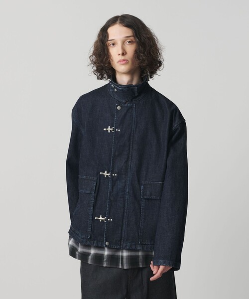 MONKEY TIME（モンキータイム）の「デニム ファイヤーマン ジャケット（ブルゾン・メンズ・ブラック/ネイビー/オフホワイト・XL/L/M/S）」の16枚目の写真