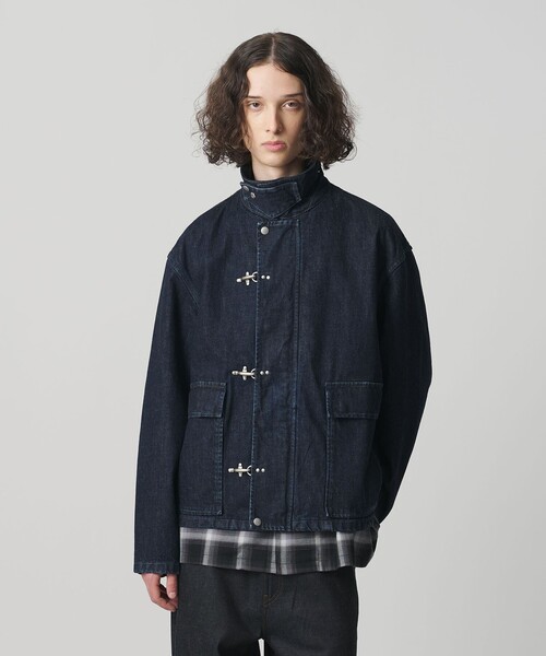 MONKEY TIME（モンキータイム）の「デニム ファイヤーマン ジャケット（ブルゾン・メンズ・ブラック/ネイビー/オフホワイト・XL/L/M/S）」の17枚目の写真