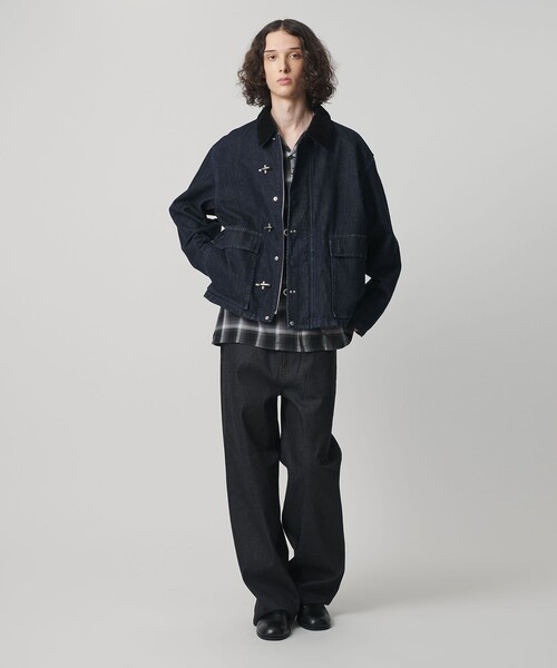 MONKEY TIME（モンキータイム）の「デニム ファイヤーマン ジャケット（ブルゾン・メンズ・ブラック/ネイビー/オフホワイト・XL/L/M/S）」の19枚目の写真