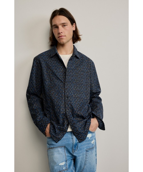 Desigual(デシグアル)の「エスニックチェック シャツ / 100%コットン(シャツ/ブラウス・メンズ・ブルー・XL/L/M/S)」の2枚目の写真
