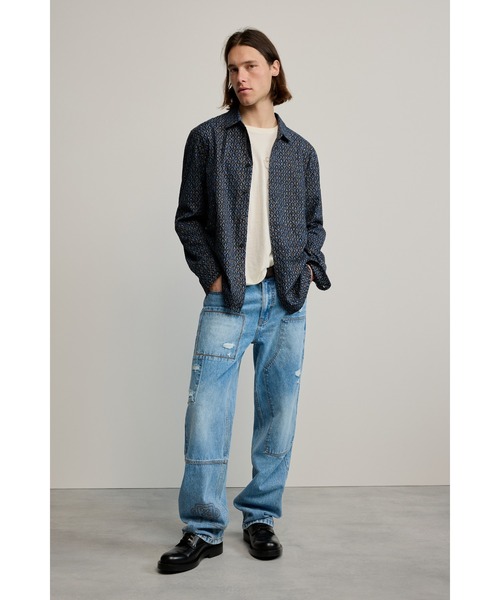 Desigual(デシグアル)の「エスニックチェック シャツ / 100%コットン(シャツ/ブラウス・メンズ・ブルー・XL/L/M/S)」の4枚目の写真