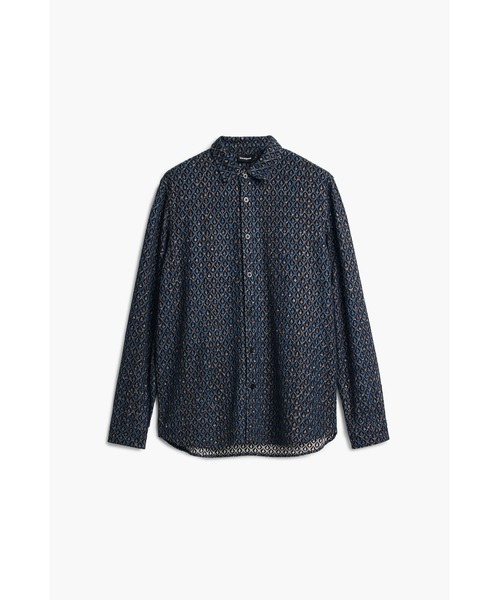 Desigual(デシグアル)の「エスニックチェック シャツ / 100%コットン(シャツ/ブラウス・メンズ・ブルー・XL/L/M/S)」の7枚目の写真