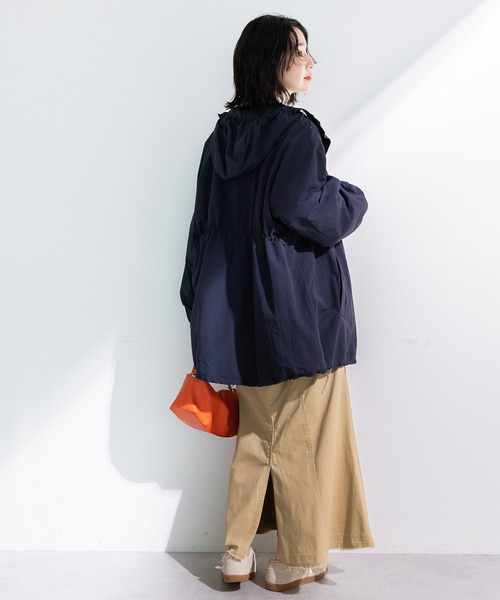 Green　Parks（グリーンパークス）の「チノマーメイドスカート（スカート・レディース・カーキ/ベージュ・M/L）」の5枚目の写真