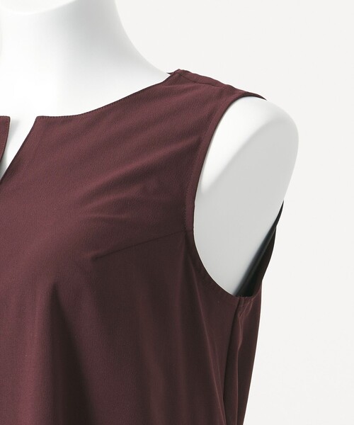 green label relaxing(グリーンレーベルリラクシング)の「Aライン オールインワン スイムウェア / 水着(水着・レディース・ブラック/ダークグレー/ダークブラウン・FREE)」の11枚目の写真