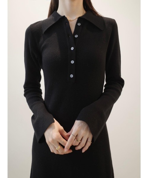 amel(エイメル)の「ポロネックスリットスリーブドレス / ブラック(ワンピース・レディース・ブラック・FREE)」の18枚目の写真