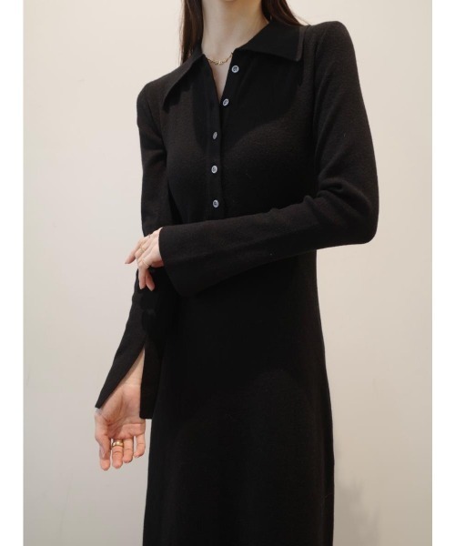 amel(エイメル)の「ポロネックスリットスリーブドレス / ブラック(ワンピース・レディース・ブラック・FREE)」の11枚目の写真