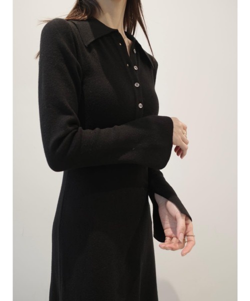 amel(エイメル)の「ポロネックスリットスリーブドレス / ブラック(ワンピース・レディース・ブラック・FREE)」の12枚目の写真