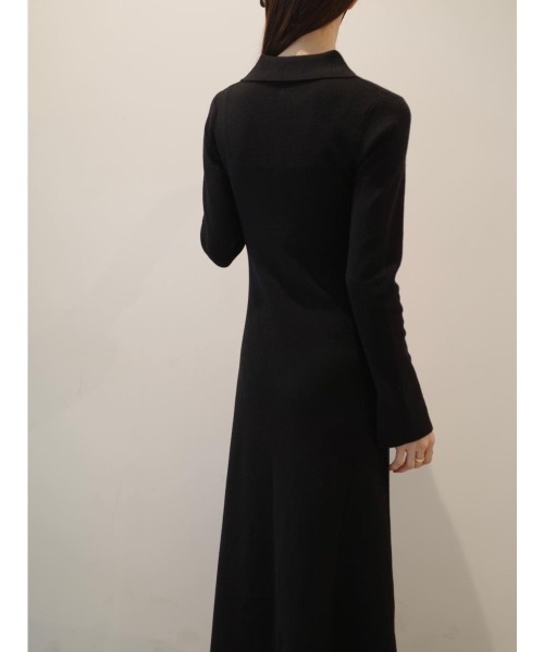 amel(エイメル)の「ポロネックスリットスリーブドレス / ブラック(ワンピース・レディース・ブラック・FREE)」の2枚目の写真