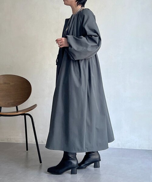 un dix cors（アンディコール）の「ドロストコート（その他アウター・レディース・チャコールグレー/ベージュ/カーキ・FREE）」の15枚目の写真