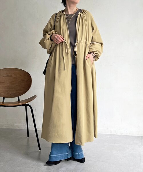 un dix cors（アンディコール）の「ドロストコート（その他アウター・レディース・チャコールグレー/ベージュ/カーキ・FREE）」の19枚目の写真