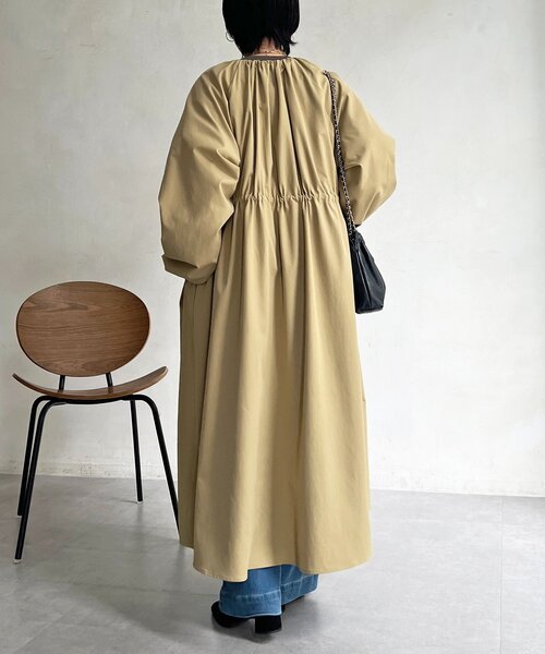 un dix cors（アンディコール）の「ドロストコート（その他アウター・レディース・チャコールグレー/ベージュ/カーキ・FREE）」の14枚目の写真