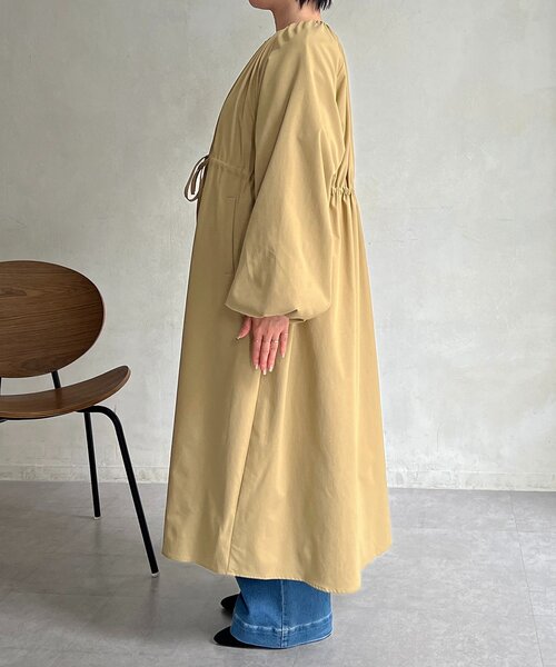 un dix cors（アンディコール）の「ドロストコート（その他アウター・レディース・チャコールグレー/ベージュ/カーキ・FREE）」の5枚目の写真