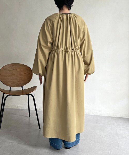 un dix cors（アンディコール）の「ドロストコート（その他アウター・レディース・チャコールグレー/ベージュ/カーキ・FREE）」の6枚目の写真