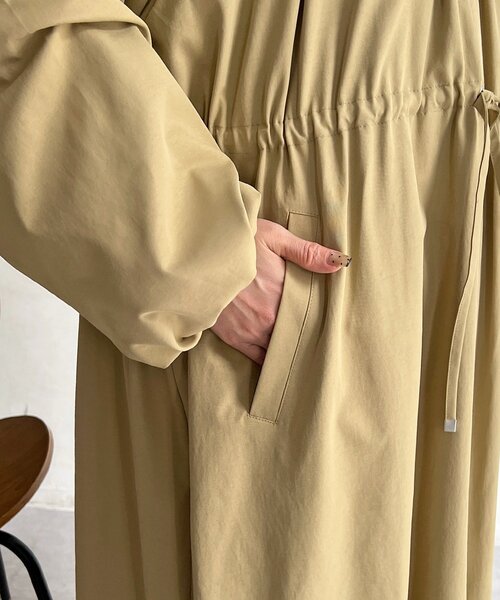 un dix cors（アンディコール）の「ドロストコート（その他アウター・レディース・チャコールグレー/ベージュ/カーキ・FREE）」の4枚目の写真