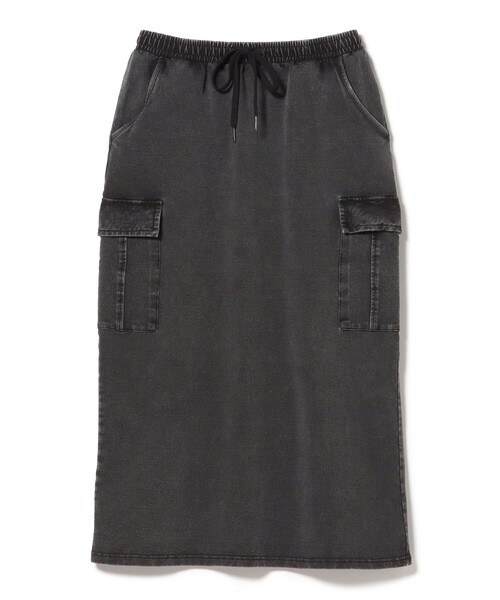 BEAMS HEART（ビームスハート）の「カットデニム スカート（スカート・レディース・ネイビー/ホワイト系その他5/ブラック・FREE）」の2枚目の写真