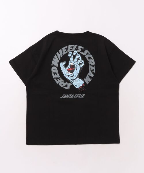 SANTA CRUZ(サンタクルーズ)の「SANTACRUZ/サンタクルーズ 26MS607-42 キッズ Tシャツ(Tシャツ/カットソー・キッズ・ホワイト/ブラック/ライトベージュ・110cm/120cm/130cm/140cm/150cm/160cm/100cm)」の4枚目の写真
