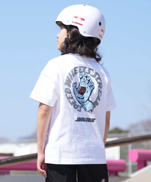 SANTA CRUZ(サンタクルーズ)の「SANTACRUZ/サンタクルーズ 26MS607-42 キッズ Tシャツ(Tシャツ/カットソー・キッズ・ホワイト/ブラック/ライトベージュ・110cm/120cm/130cm/140cm/150cm/160cm/100cm)」の2枚目の写真