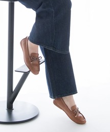 JELLY BEANS（ジェリービーンズ）の「リボンスムースモカシンシューズ(215-61176)JELLY BEANS(ジェリービーンズ)（モカシン/デッキシューズ）」