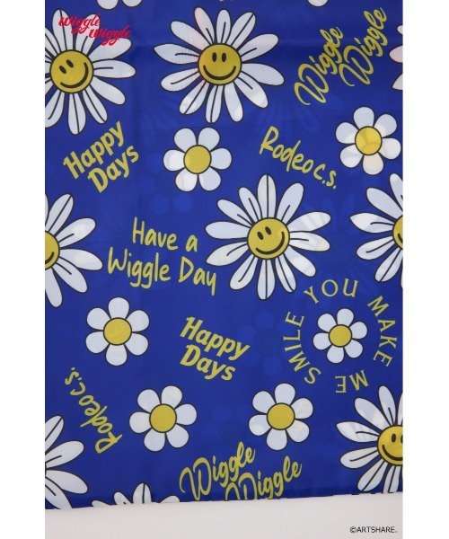 RODEO CROWNS WIDE BOWL（ロデオクラウンズワイドボウル）の「(wiggle wiggle)パターンエコバッグ（エコバッグ/サブバッグ・レディース・イエロー系その他/ホワイト系その他/ブルー系その他/グリーン系その他・FREE）」の7枚目の写真