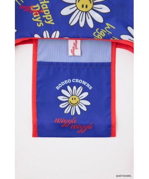 RODEO CROWNS WIDE BOWL（ロデオクラウンズワイドボウル）の「(wiggle wiggle)パターンエコバッグ（エコバッグ/サブバッグ・レディース・イエロー系その他/ホワイト系その他/ブルー系その他/グリーン系その他・FREE）」の8枚目の写真