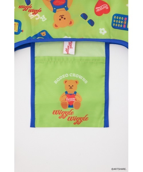 RODEO CROWNS WIDE BOWL（ロデオクラウンズワイドボウル）の「(wiggle wiggle)パターンエコバッグ（エコバッグ/サブバッグ・レディース・イエロー系その他/ホワイト系その他/ブルー系その他/グリーン系その他・FREE）」の12枚目の写真