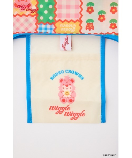 RODEO CROWNS WIDE BOWL（ロデオクラウンズワイドボウル）の「(wiggle wiggle)パターンエコバッグ（エコバッグ/サブバッグ・レディース・イエロー系その他/ホワイト系その他/ブルー系その他/グリーン系その他・FREE）」の16枚目の写真