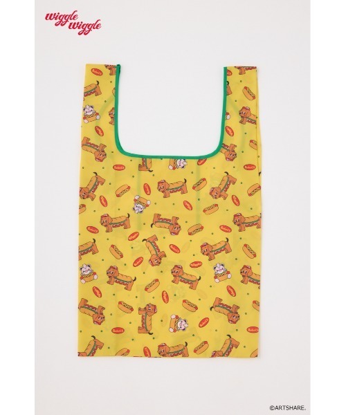 RODEO CROWNS WIDE BOWL（ロデオクラウンズワイドボウル）の「(wiggle wiggle)パターンエコバッグ（エコバッグ/サブバッグ・レディース・イエロー系その他/ホワイト系その他/ブルー系その他/グリーン系その他・FREE）」の18枚目の写真