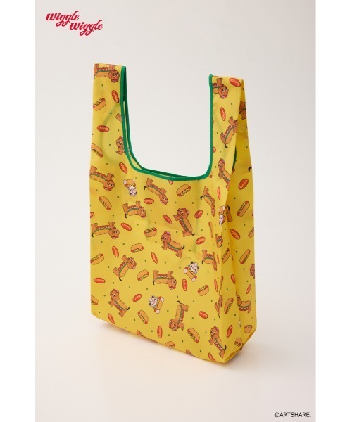 RODEO CROWNS WIDE BOWL（ロデオクラウンズワイドボウル）の「(wiggle wiggle)パターンエコバッグ（エコバッグ/サブバッグ・レディース・イエロー系その他/ホワイト系その他/ブルー系その他/グリーン系その他・FREE）」の19枚目の写真
