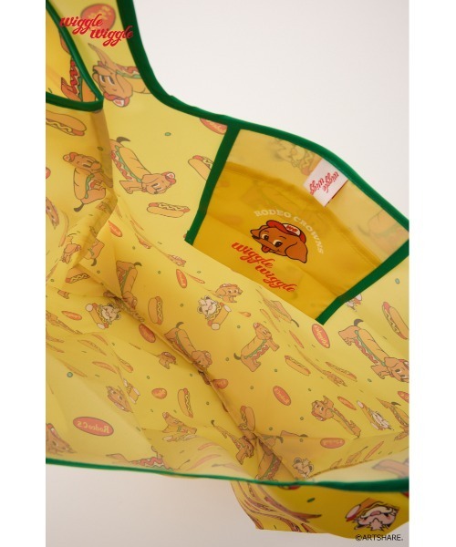 RODEO CROWNS WIDE BOWL（ロデオクラウンズワイドボウル）の「(wiggle wiggle)パターンエコバッグ（エコバッグ/サブバッグ・レディース・イエロー系その他/ホワイト系その他/ブルー系その他/グリーン系その他・FREE）」の21枚目の写真
