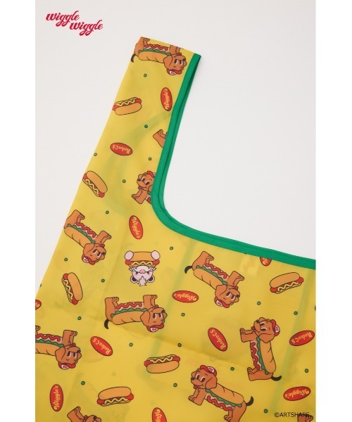 RODEO CROWNS WIDE BOWL（ロデオクラウンズワイドボウル）の「(wiggle wiggle)パターンエコバッグ（エコバッグ/サブバッグ・レディース・イエロー系その他/ホワイト系その他/ブルー系その他/グリーン系その他・FREE）」の22枚目の写真