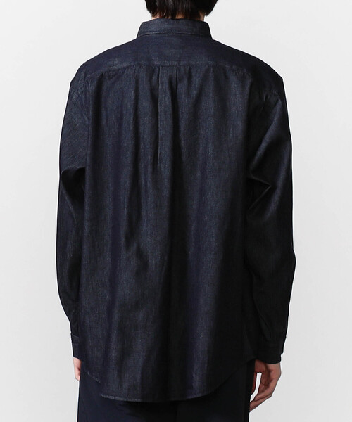 DANTON（ダントン）の「DANTON | デニムダンガリー ボタンダウン長袖シャツ MEN（シャツ/ブラウス・メンズ・ダークインディゴブルー・38/42/40）」の11枚目の写真