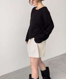 El mar（エルマール）の「El mar　ラグランボートネックニット（ニット/セーター）」