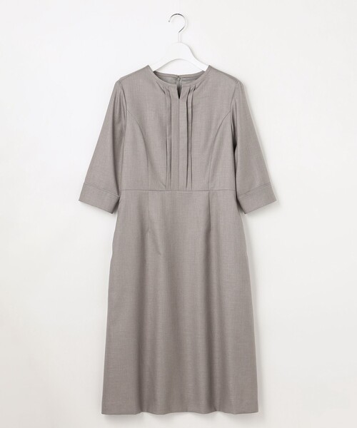 J.PRESS Ladies（J.プレス レディス）の「【定番人気・セットアップ対応】OXIJEWEL ストレッチ ワンピース（ワンピース・レディース・ネイビー系/ライトグレー系・XS）」の19枚目の写真
