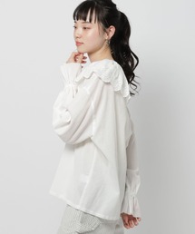 niko and... | スカラップレースブラウス(シャツ/ブラウス)