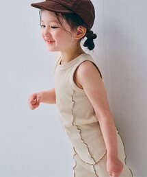 p.premier | 配色メロウリブタンクトップ(タンクトップ)