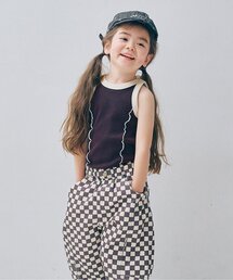 p.premier | 配色メロウリブタンクトップ(タンクトップ)