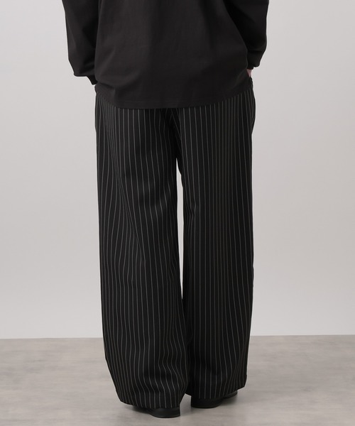 BAYFLOW（ベイフロー）の「[WEB限定]セミワイドスラックスパンツ（スラックス・メンズ・グレイッシュベージュ/ブラウン/ブラック/グレー/その他・LARGE/MEDIUM/SMALL）」の9枚目の写真