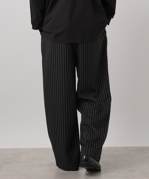 BAYFLOW（ベイフロー）の「[WEB限定]セミワイドスラックスパンツ（スラックス・メンズ・グレイッシュベージュ/ブラウン/ブラック/グレー/その他・LARGE/MEDIUM/SMALL）」の10枚目の写真