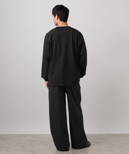 BAYFLOW（ベイフロー）の「[WEB限定]セミワイドスラックスパンツ（スラックス・メンズ・グレイッシュベージュ/ブラウン/ブラック/グレー/その他・LARGE/MEDIUM/SMALL）」の16枚目の写真