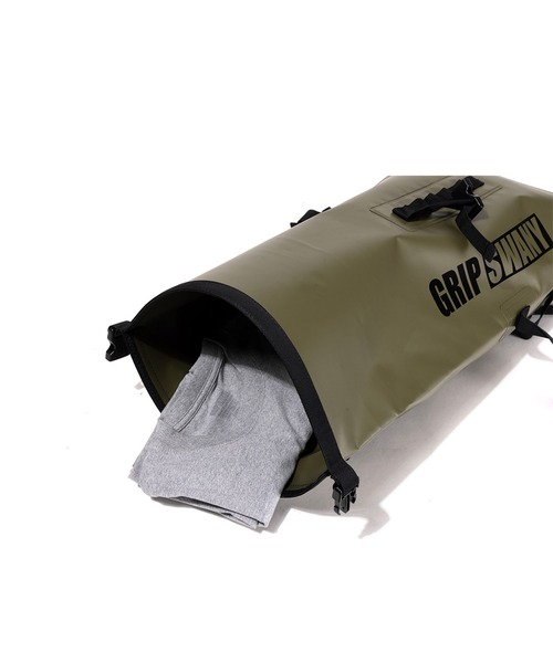 GRIP SWANY(グリップスワニー)の「【GSMB0037】 GS WATERPROOF ROLL TOP(バックパック/リュック・メンズ・カーキ/ブラック・FREE)」の6枚目の写真