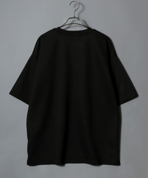 ANPAS（アンパス）の「ANPAS Ponte Fabric CAT ＆ HEART Embroidery Oversized T-Shirt/ANPAS 別注 ポンチ 猫ハート 刺繍 接触冷感 オーバーサイズ 半袖Tシャツ メンズ レディース（Tシャツ/カットソー・メンズ・ホワイト系2/ブラック系3/ブラック系1/ホワイト系1/ブラック系4/ホワイト系3/ブラック系2/ホワイト系4・L/M）」の22枚目の写真